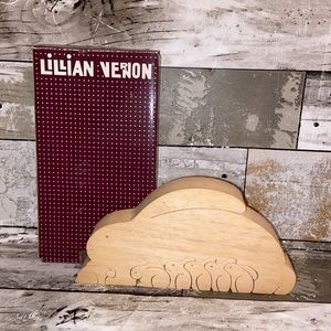 Lillian Vernon Wooden Rabbit Puzzle 7 Piece Vintage With Box